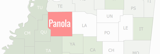 Panola County Map
