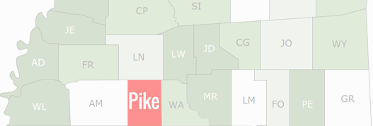 Pike County Map