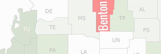 Benton County Map