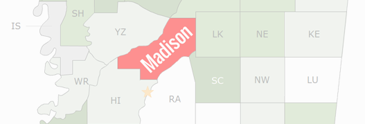 Madison County Map
